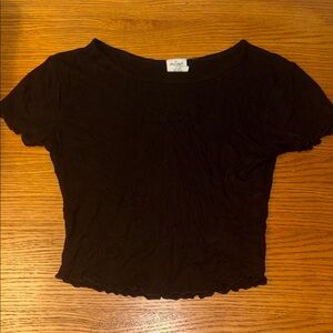 Wild Fable Black Crop Top